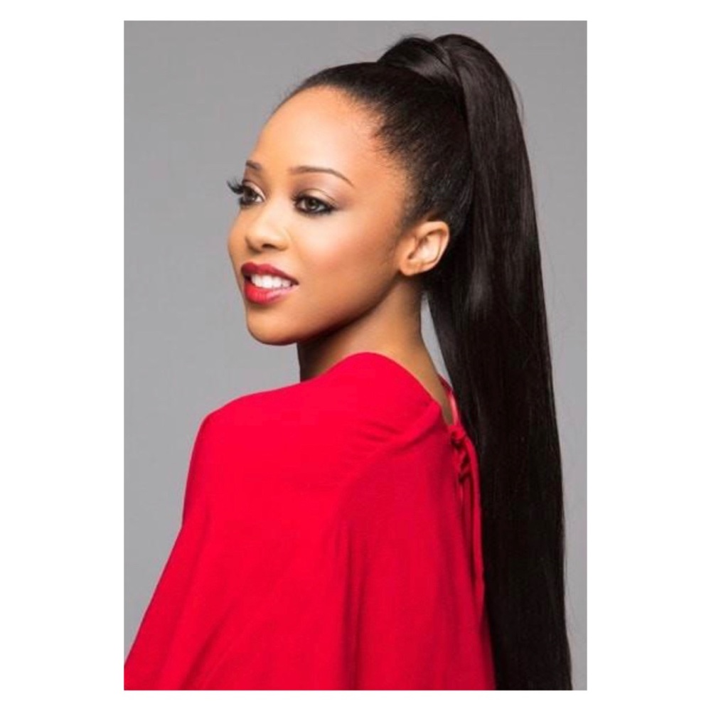 Synthetic Drawstring Ponytail